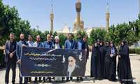 تجدید میثاق دانشگاهیان علوم پزشکی البرز با بنیان گذار انقلاب اسلامی ایران 
